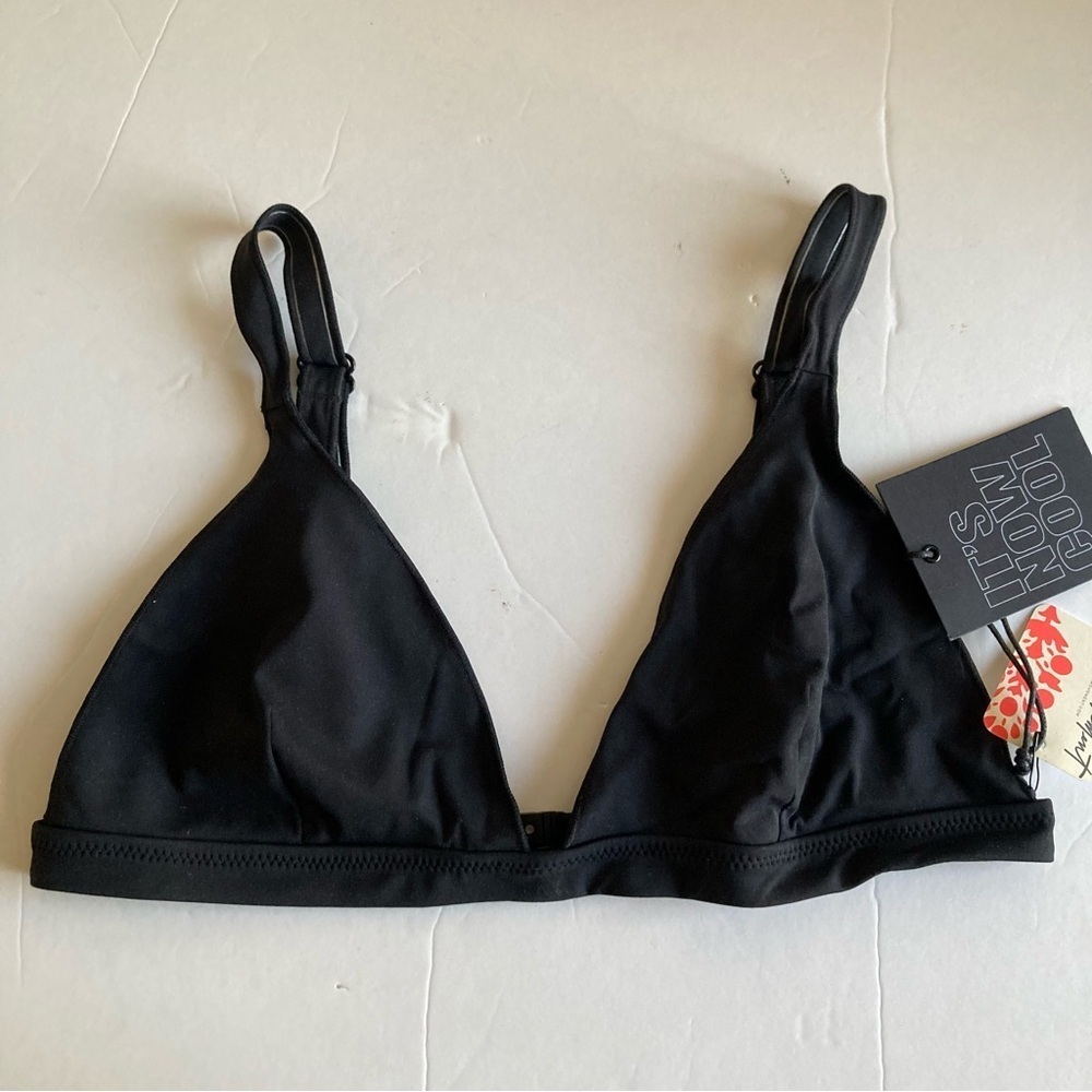 Free People Black Bikini Top